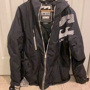 Black snowboard or ski jacket men’s medium billabong